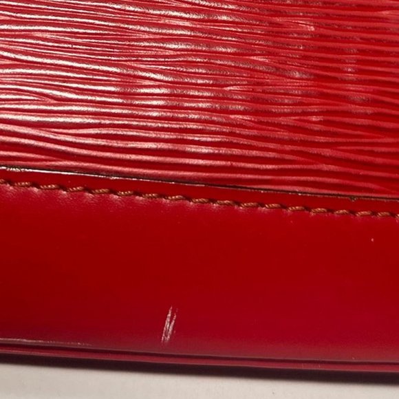 Louis Vuitton LV Hand Bag M52147 Alma Red Epi 2124995 w/ COA - Picture 12 of 16